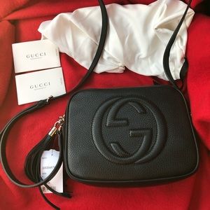 Brand New! Gucci Leather Disco Bag